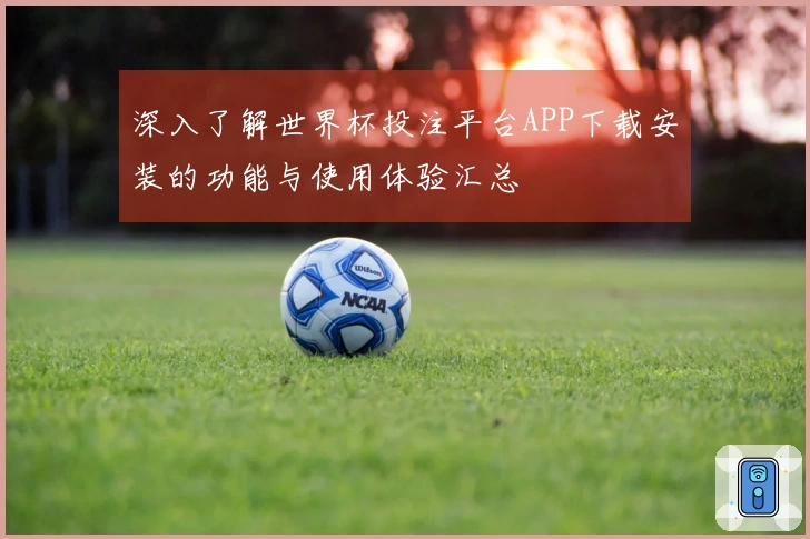 深入了解世界杯投注平台APP下载安装的功能与使用体验汇总
