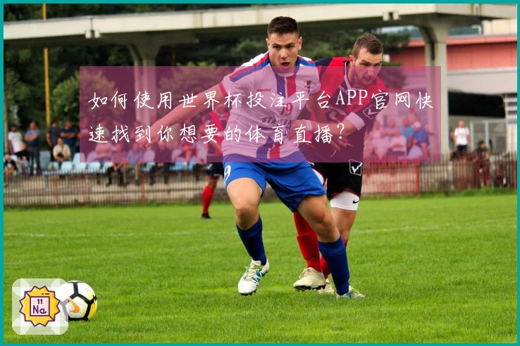 如何使用世界杯投注平台APP官网快速找到你想要的体育直播?